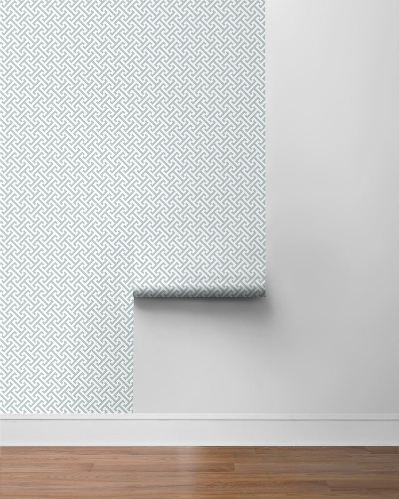 160410WR geometric peel and stick wallpaper roll from Surface Style