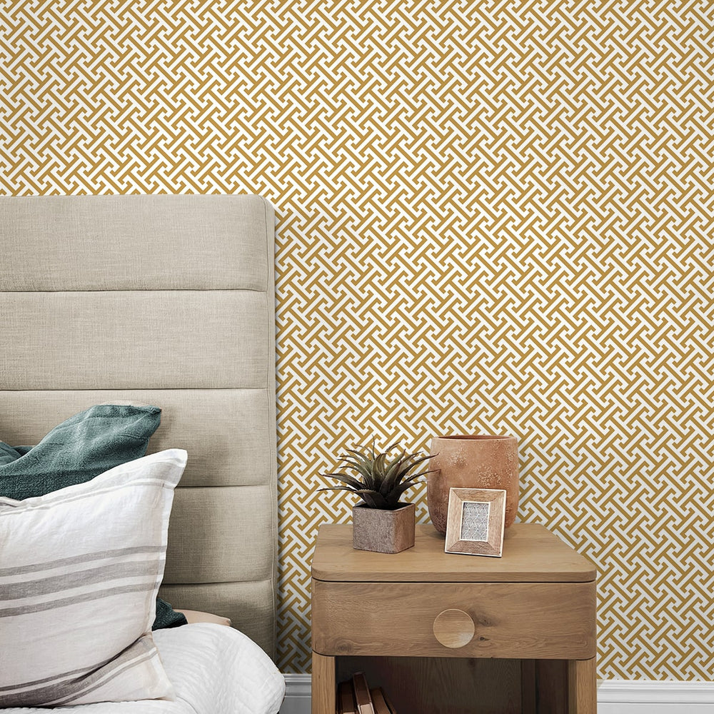 
                  
                    160411WR geometric peel and stick wallpaper bedroom from Surface Style
                  
                