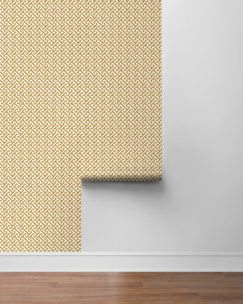 Cross Section Geometric Peel and Stick Removable Wallpaper