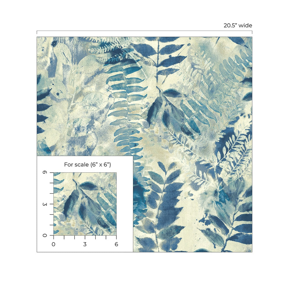 
                  
                    160420WR botanical peel and stick wallpaper scale from Surface Style
                  
                