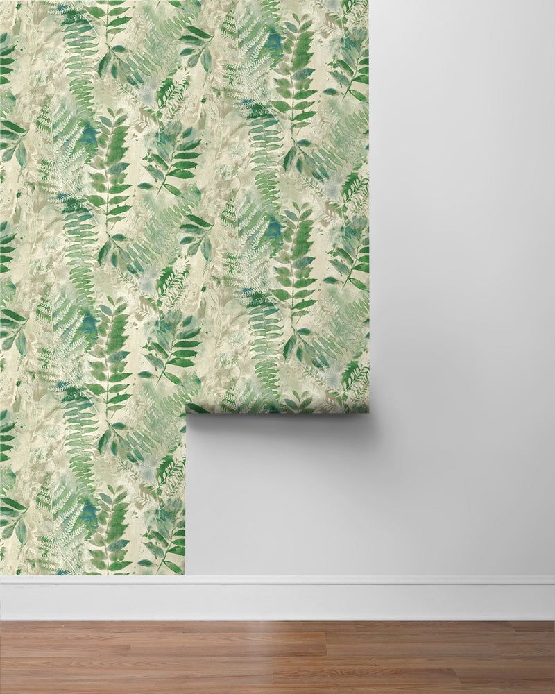 160421WR botanical peel and stick wallpaper roll from Surface Style