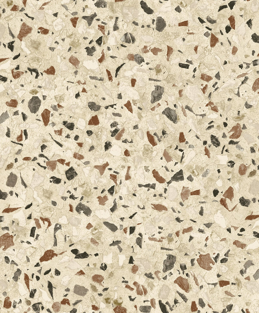 160431WR terrazzo peel and stick wallpaper from Surface Style