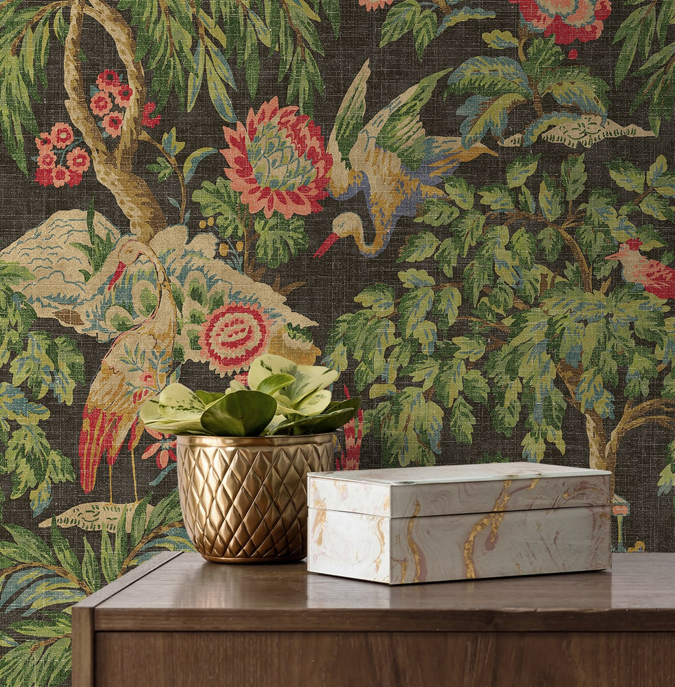 160441WR vintage peel and stick wallpaper decor from Surface Style