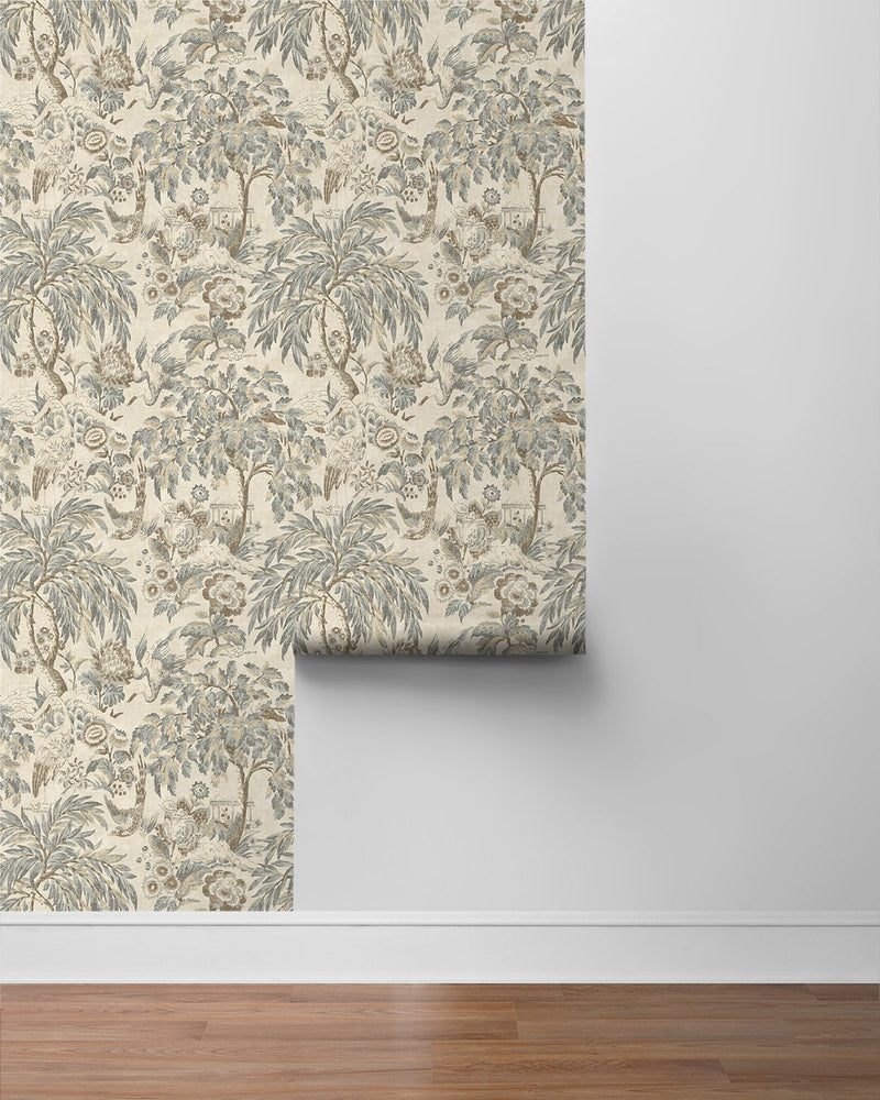 160442WR vintage peel and stick wallpaper roll from Surface Style