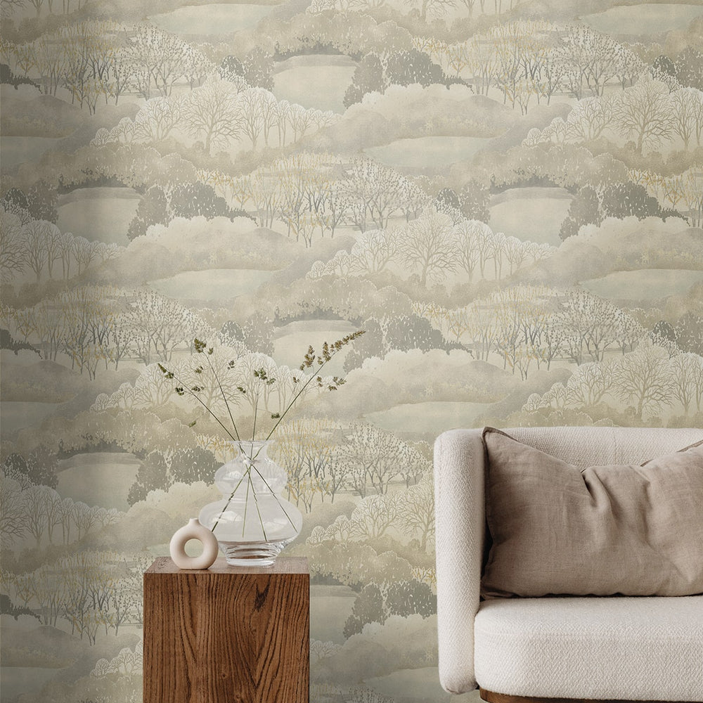 
                  
                    160451WR botanical peel and stick wallpaper living room from Surface Style
                  
                