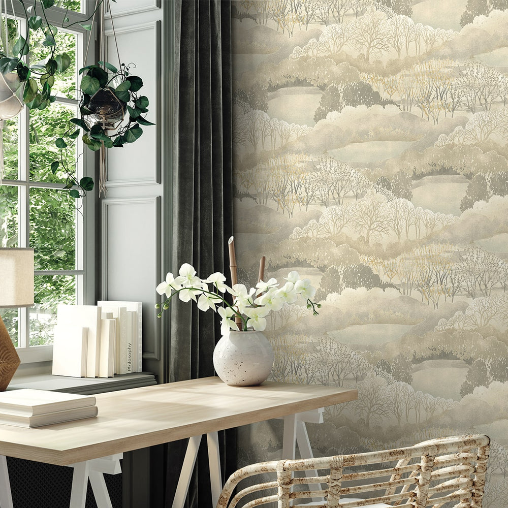 
                  
                    160451WR botanical peel and stick wallpaper office from Surface Style
                  
                