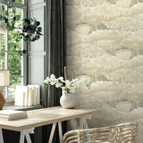 160451WR botanical peel and stick wallpaper office from Surface Style