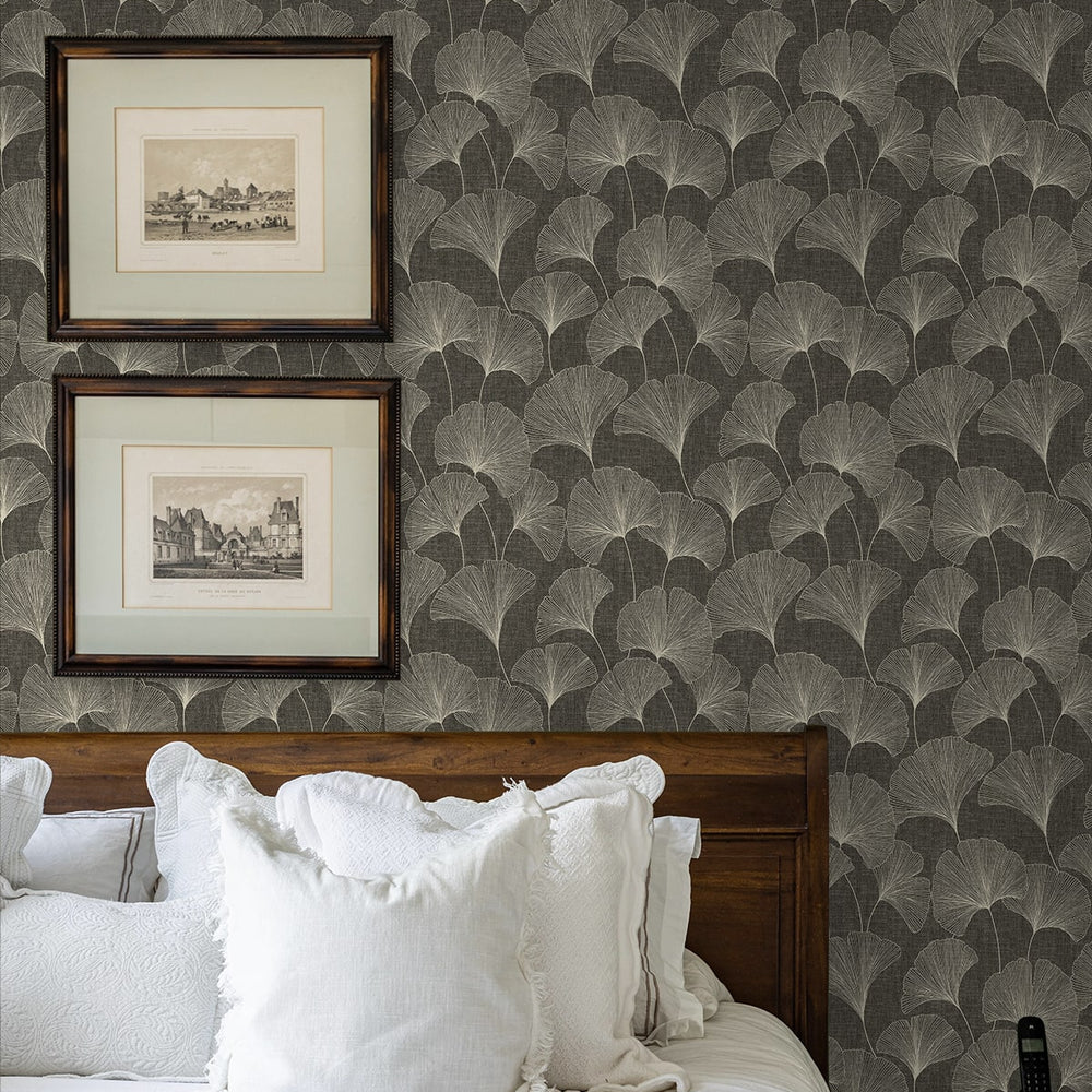 
                  
                    160461WR gingko leaf peel and stick wallpaper bedroom from Surface Style
                  
                
