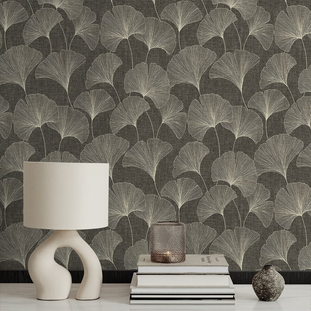 
                  
                    160461WR gingko leaf peel and stick wallpaper decor from Surface Style
                  
                