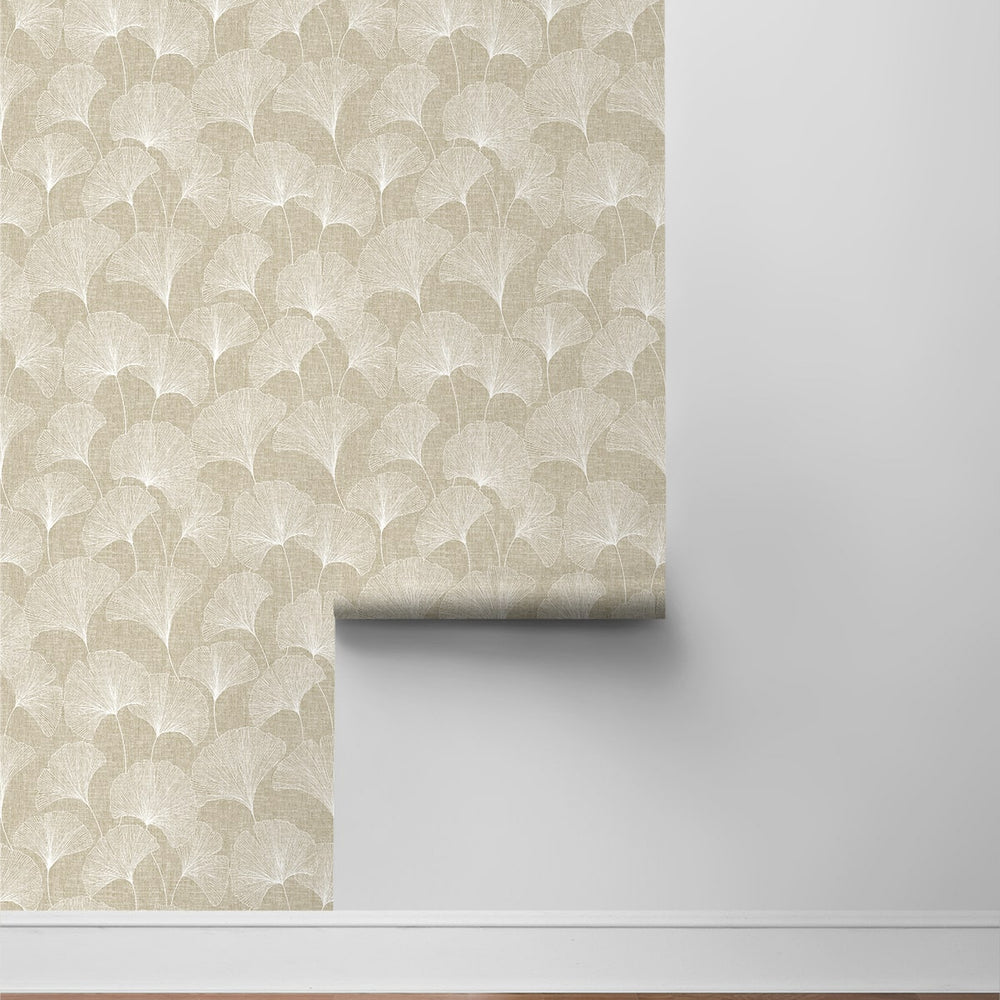 
                  
                    160462WR gingko leaf peel and stick wallpaper roll from Surface Style
                  
                