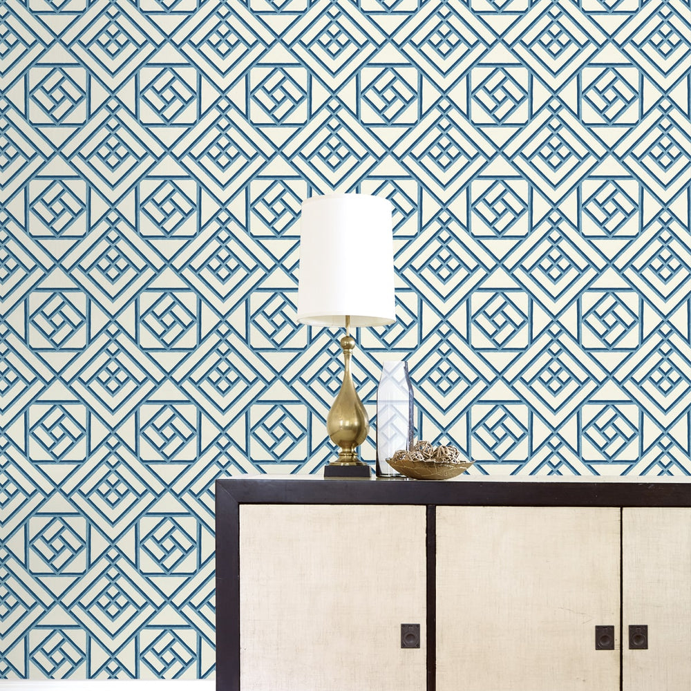 
                  
                    160471WR lattice peel and stick wallpaper entryway from Surface Style
                  
                