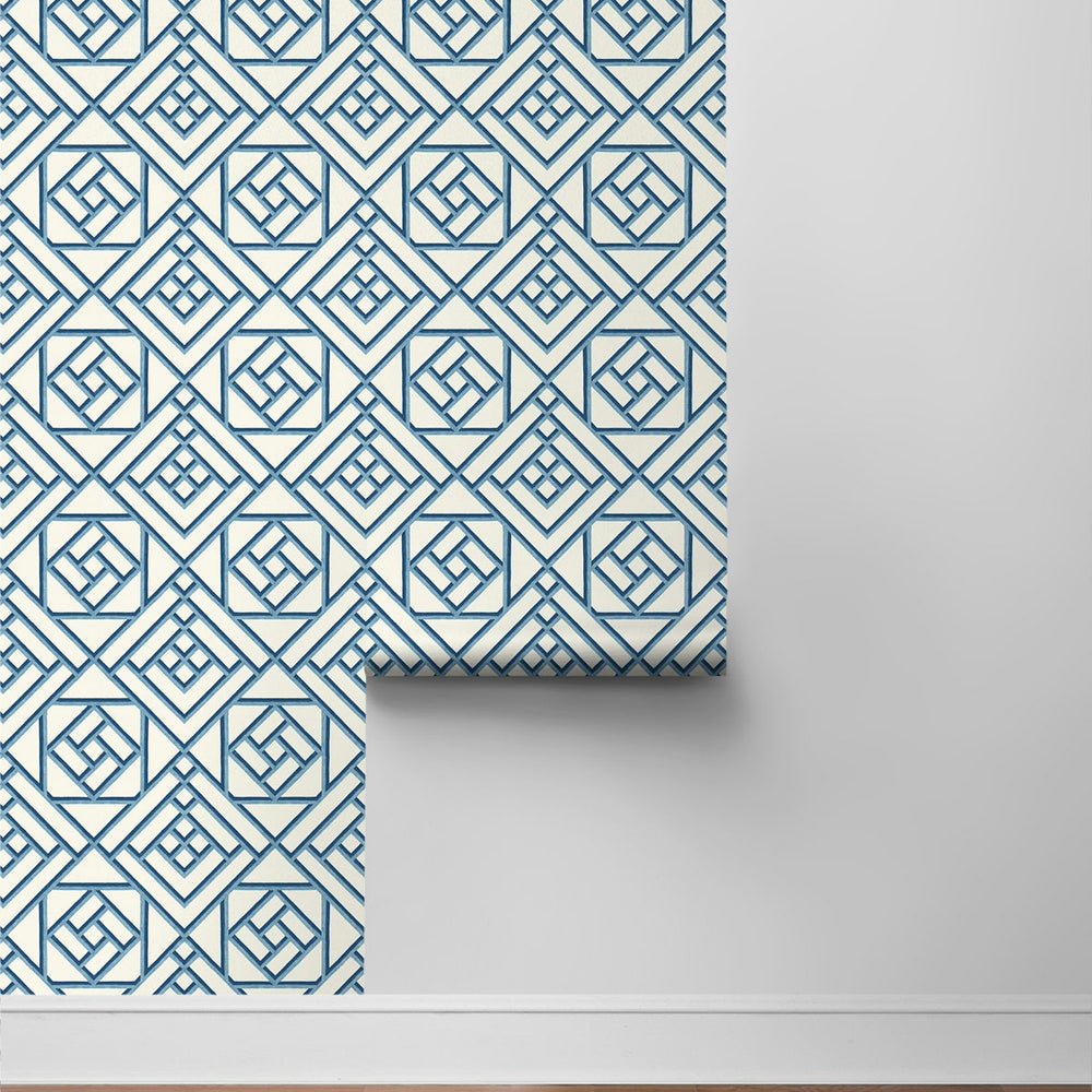 
                  
                    160471WR lattice peel and stick wallpaper roll from Surface Style
                  
                