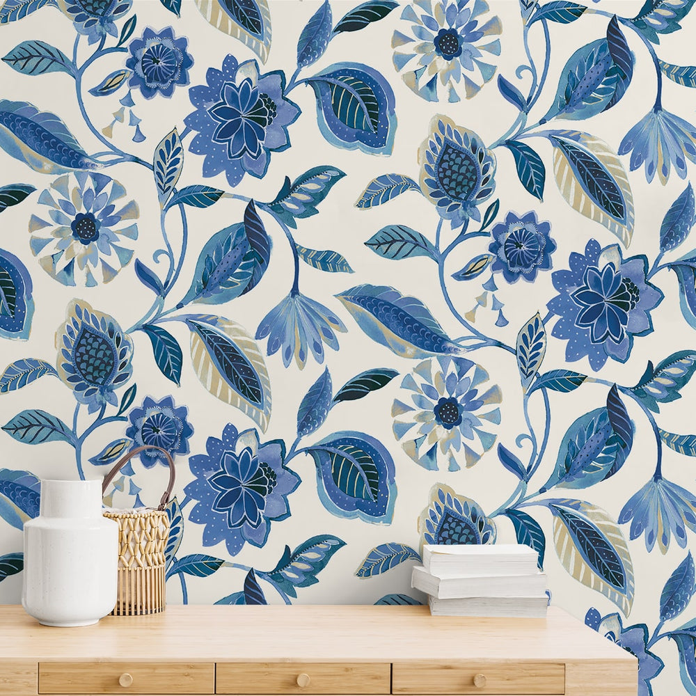 
                  
                    160481WR floral peel and stick wallpaper decor from Surface Style
                  
                