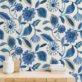 160481WR floral peel and stick wallpaper decor from Surface Style