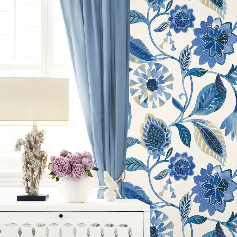 
                  
                    160481WR floral peel and stick wallpaper accent from Surface Style
                  
                