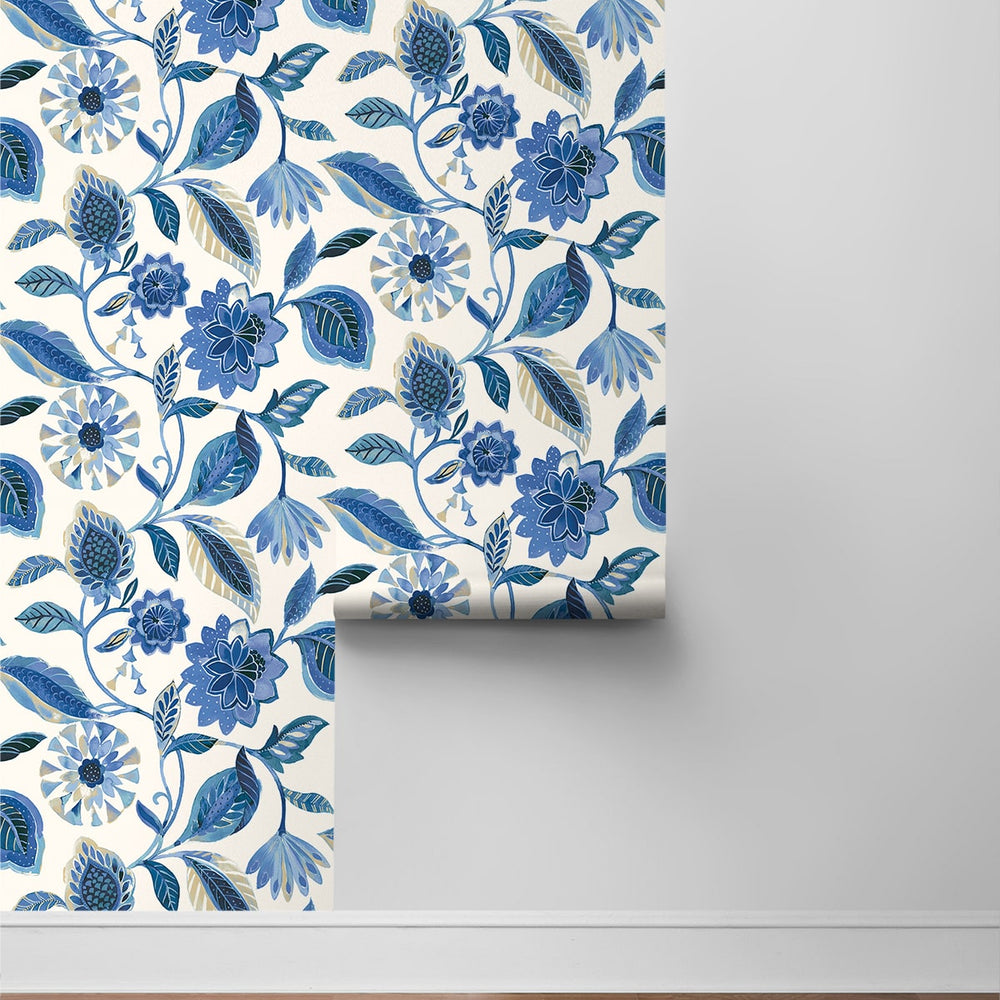 
                  
                    160481WR floral peel and stick wallpaper roll from Surface Style
                  
                