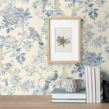 160490WR chinoiserie peel and stick wallpaper decor from Surface Style