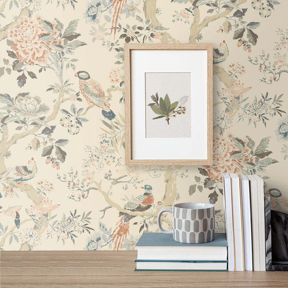 
                  
                    160491WR chinoiserie peel and stick wallpaper decor from Surface Style
                  
                