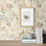 160491WR chinoiserie peel and stick wallpaper decor from Surface Style