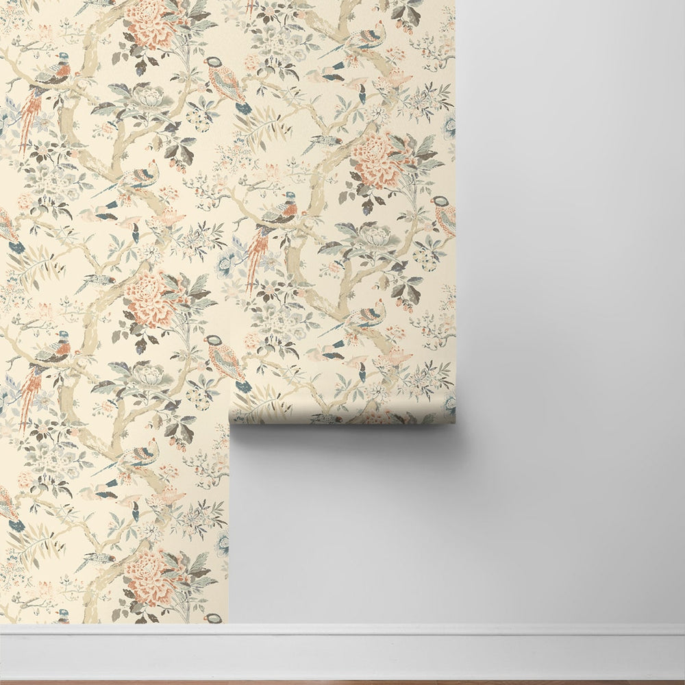 
                  
                    160491WR chinoiserie peel and stick wallpaper roll from Surface Style
                  
                