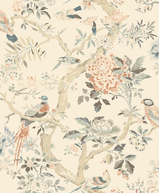 160491WR chinoiserie peel and stick wallpaper from Surface Style