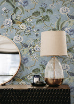 160500WR chinoiserie peel and stick wallpaper decor from Surface Style