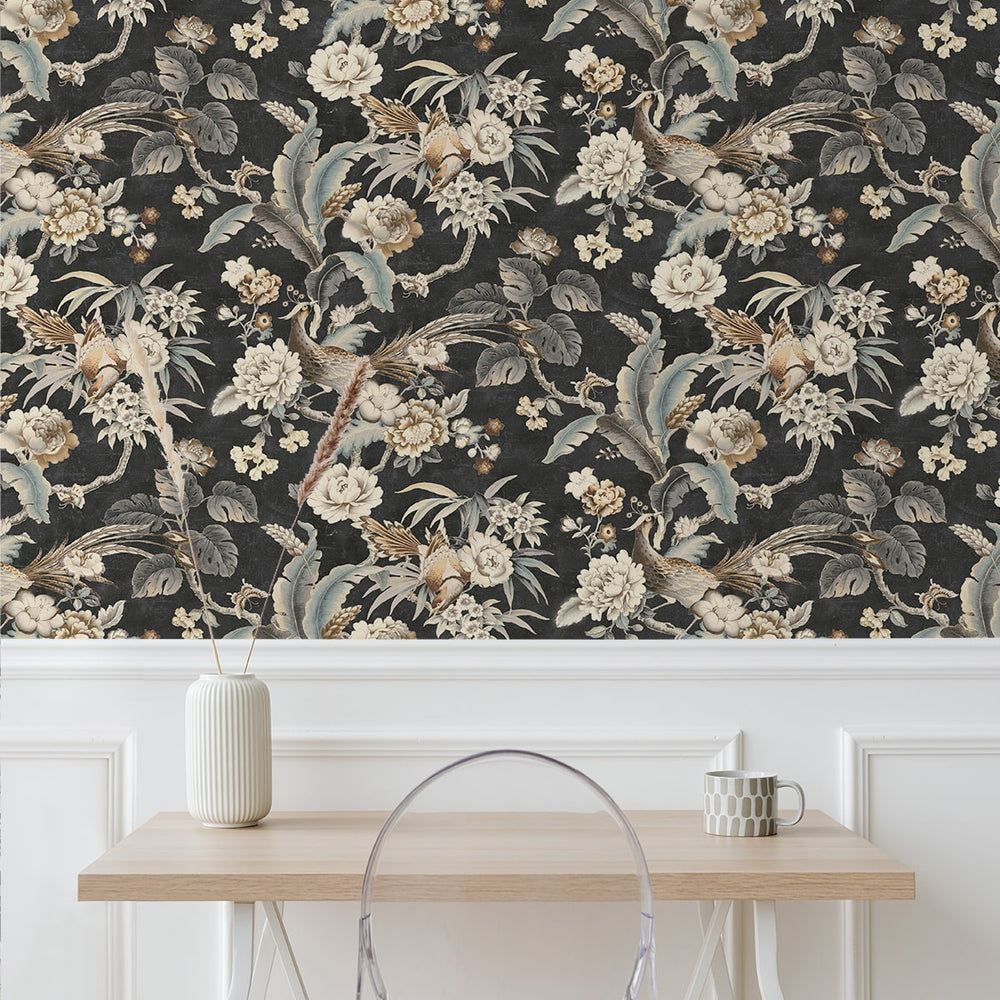 
                  
                    160501WR chinoiserie peel and stick wallpaper office from Surface Style
                  
                