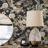 160501WR chinoiserie peel and stick wallpaper decor from Surface Style