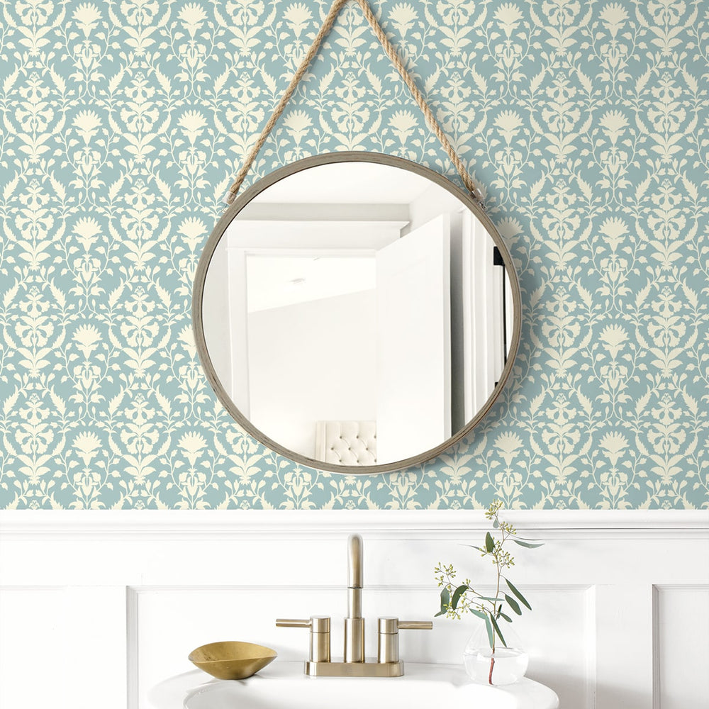 
                  
                    160510WR floral peel and stick wallpaper bathroom from Surface Style
                  
                