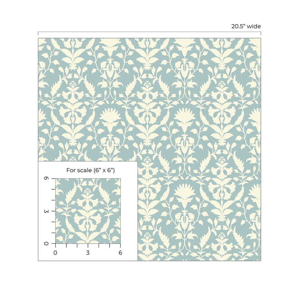 
                  
                    160510WR floral peel and stick wallpaper scale from Surface Style
                  
                