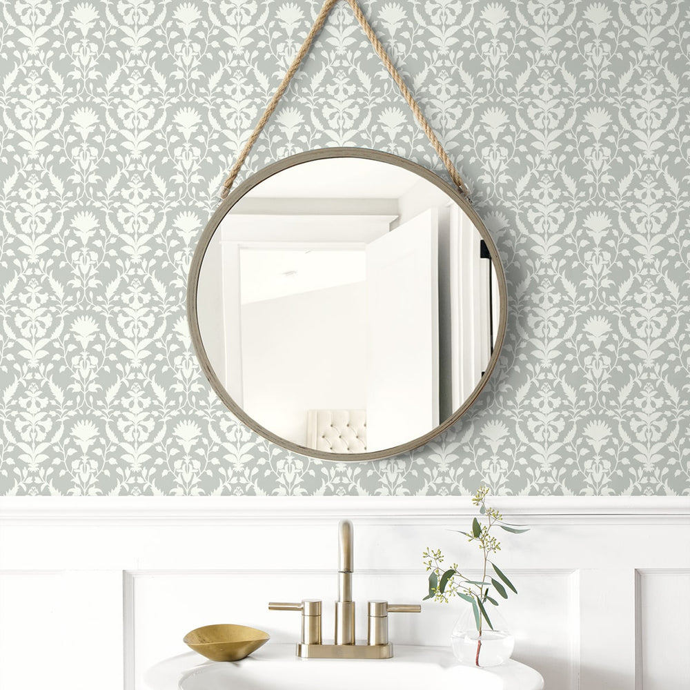 
                  
                    160512WR floral peel and stick wallpaper bathroom from Surface Style
                  
                