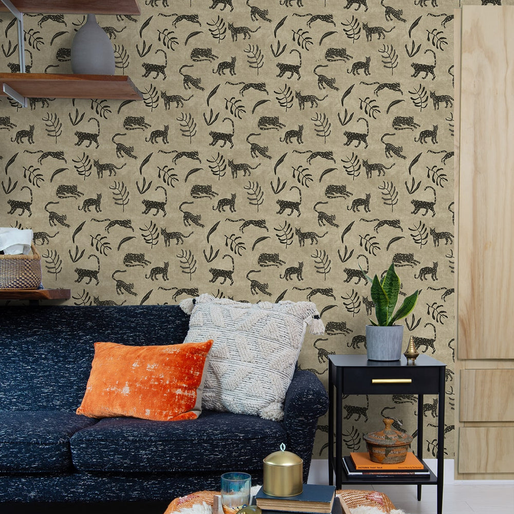 
                  
                    160521WR animal peel and stick wallpaper living room from Surface Style
                  
                