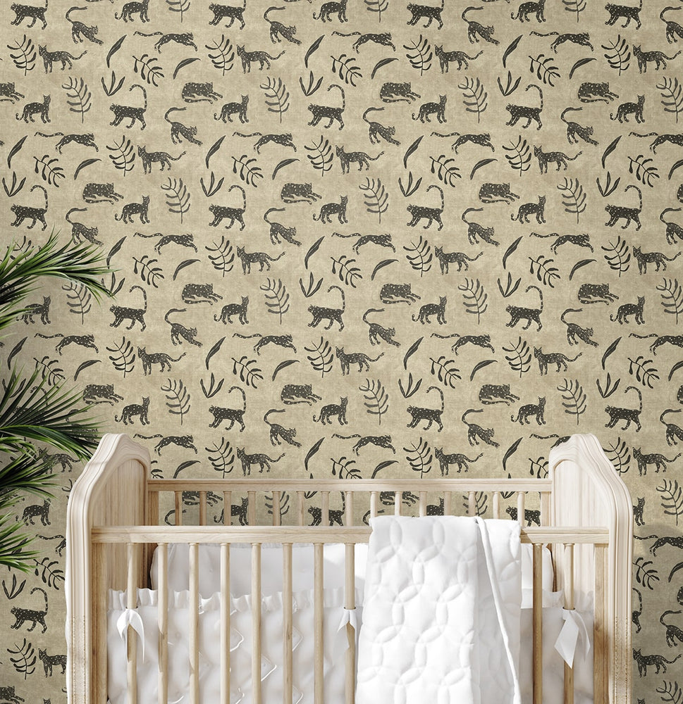 160521WR animal peel and stick wallpaper nursery from Surface Style