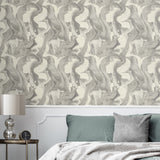 160531WR abstract peel and stick wallpaper bedroom from Surface Style