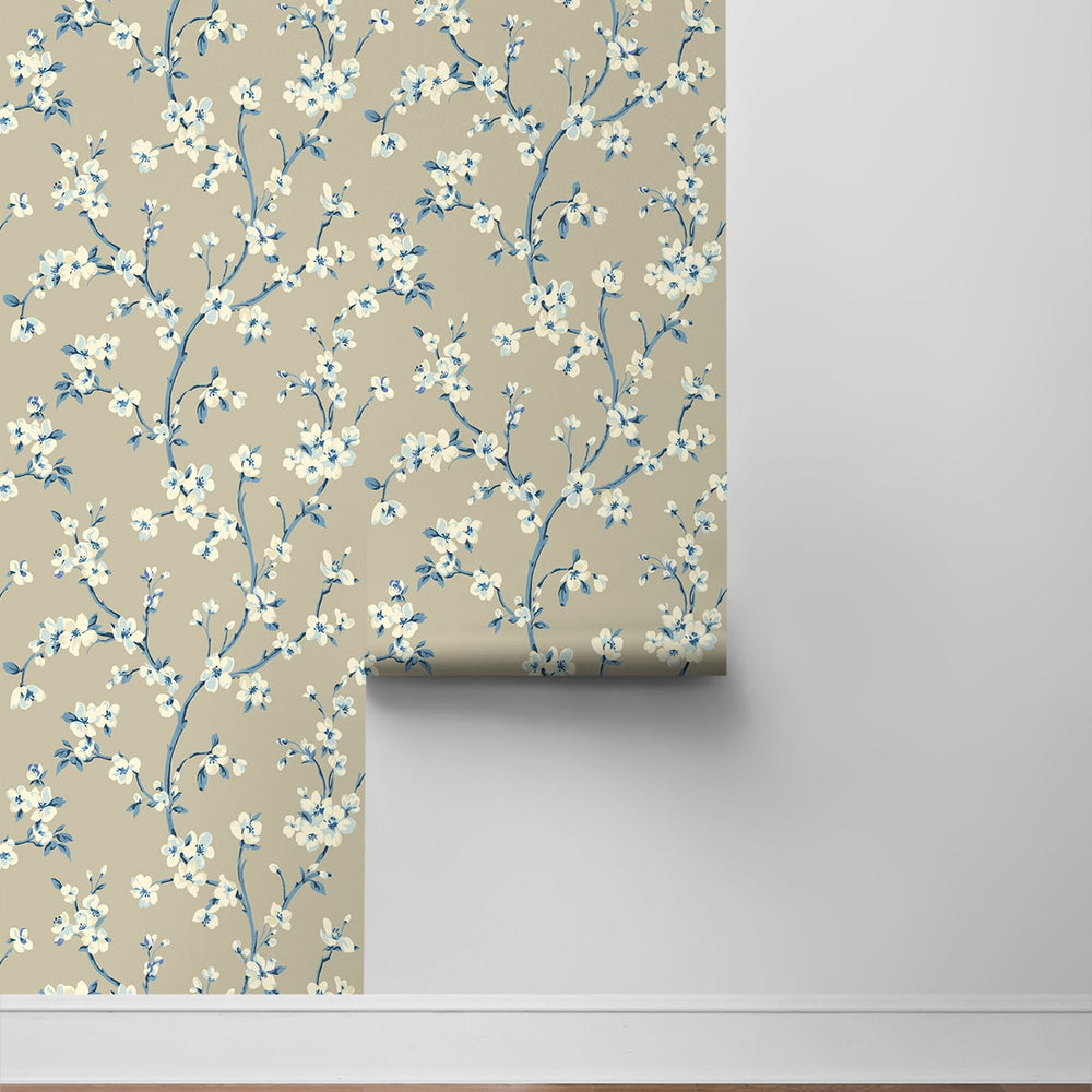 
                  
                    160540WR floral peel and stick wallpaper roll from Surface Style
                  
                