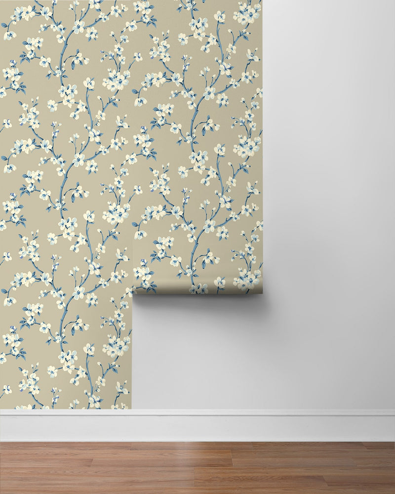 160540WR floral peel and stick wallpaper roll from Surface Style