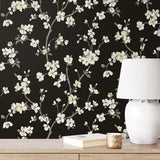 160541WR floral peel and stick wallpaper decor from Surface Style