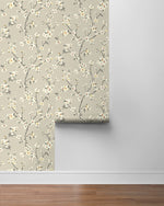 160542WR floral peel and stick wallpaper roll from Surface Style