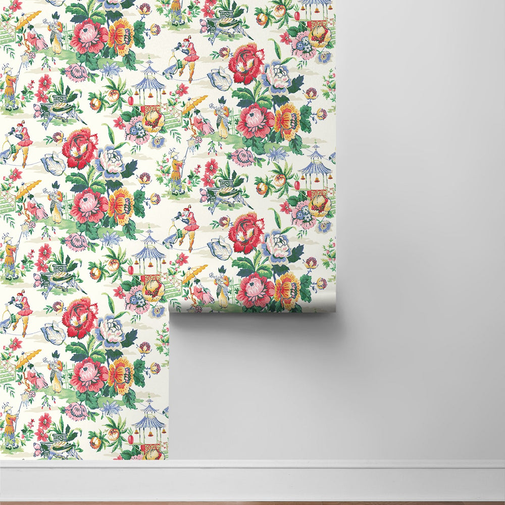 
                  
                    160560WR chinoiserie peel and stick wallpaper roll from Surface Style
                  
                
