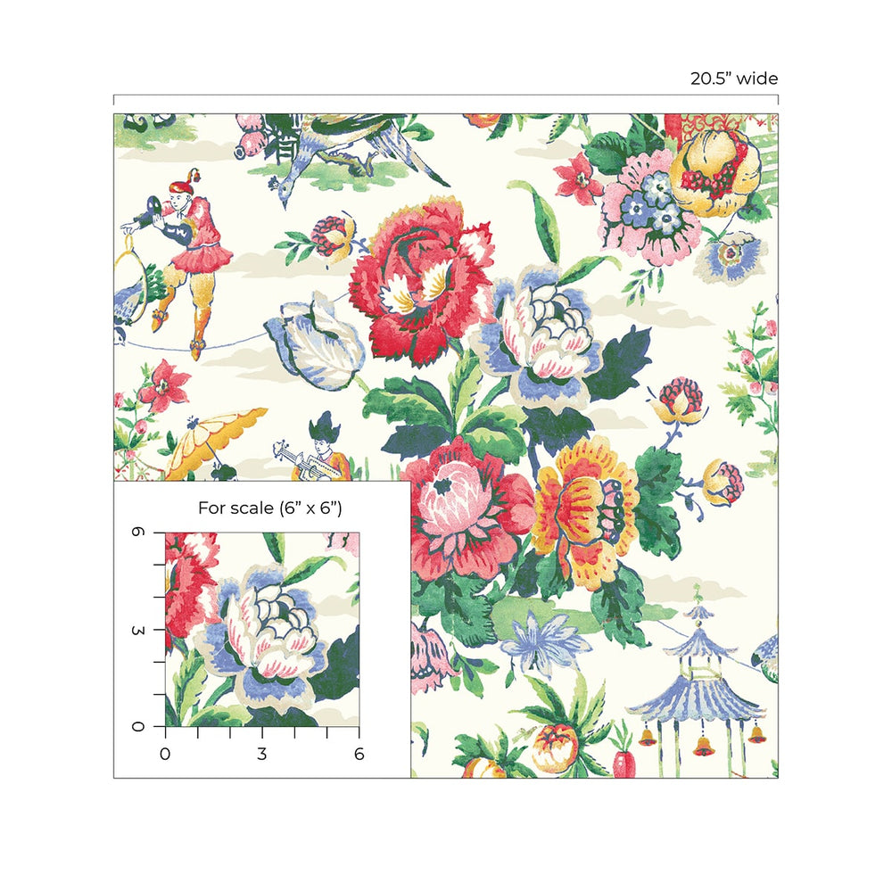 
                  
                    160560WR chinoiserie peel and stick wallpaper scale from Surface Style
                  
                