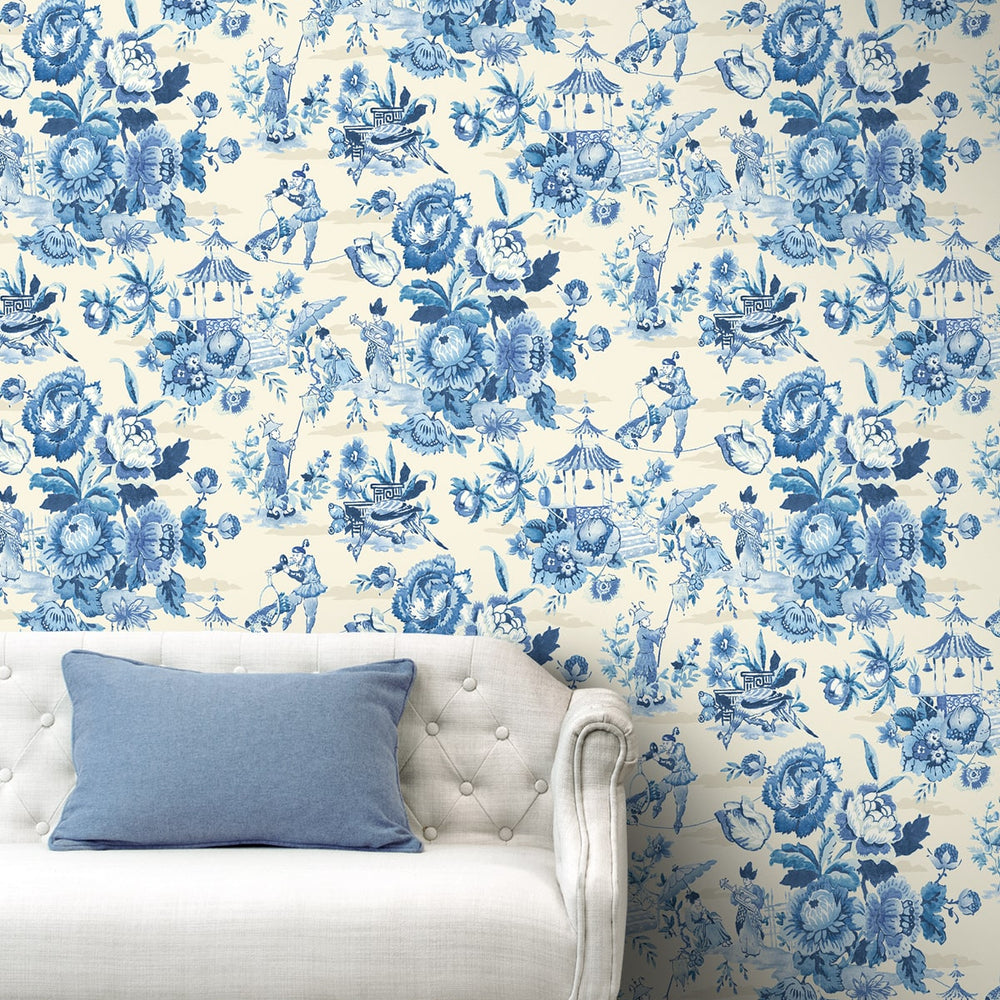 
                  
                    160561WR chinoiserie peel and stick wallpaper living room from Surface Style
                  
                