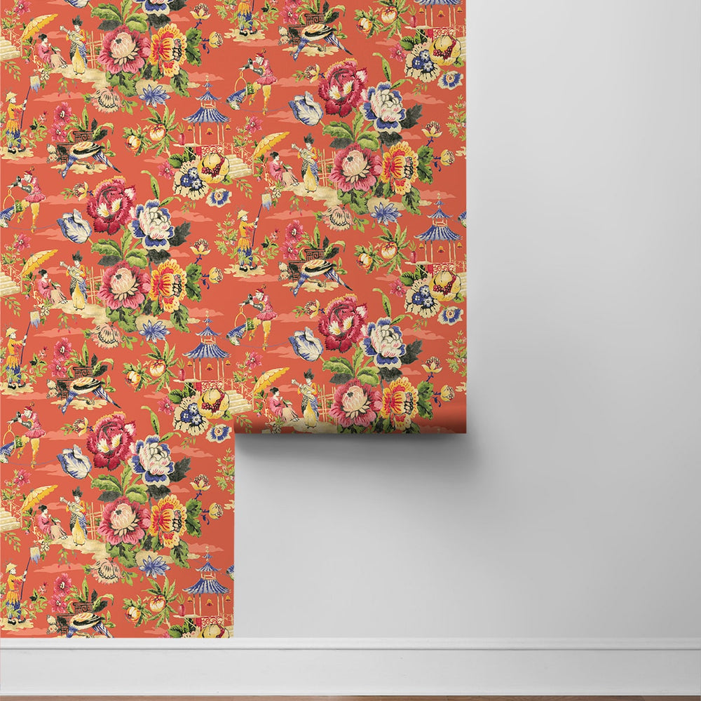 
                  
                    160562WR chinoiserie peel and stick wallpaper roll from Surface Style
                  
                