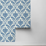 160570WR damask peel and stick wallpaper roll from Surface Style