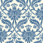 Tulip Time Damask Peel and Stick Removable Wallpaper