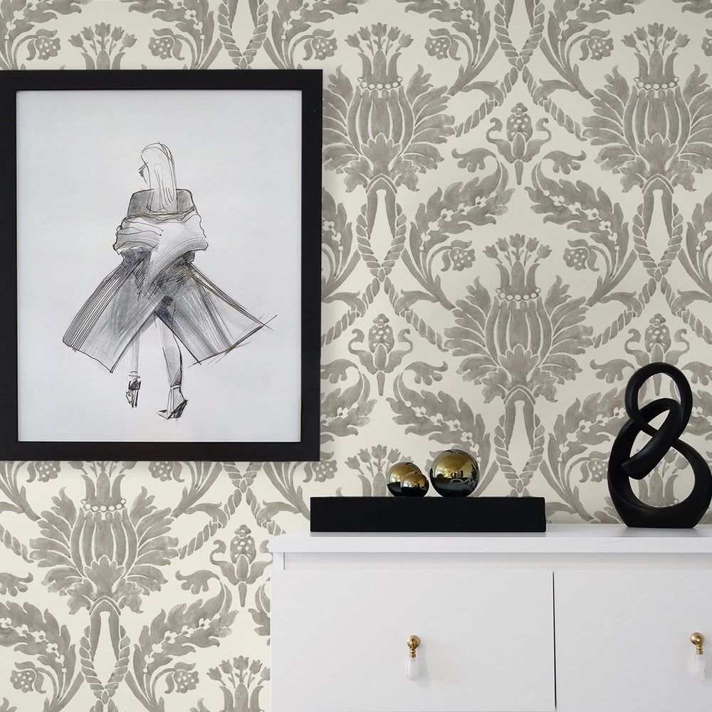 
                  
                    160571WR damask peel and stick wallpaper decor from Surface Style
                  
                
