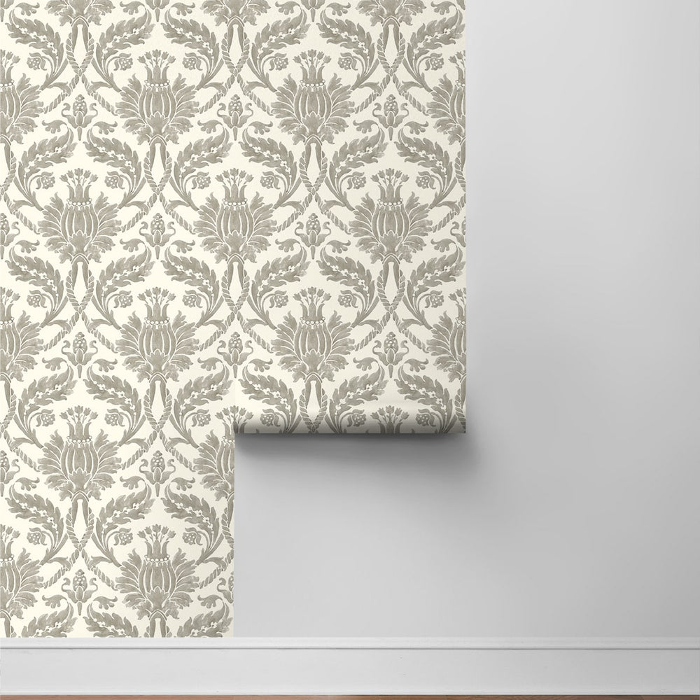 
                  
                    160571WR damask peel and stick wallpaper roll from Surface Style
                  
                