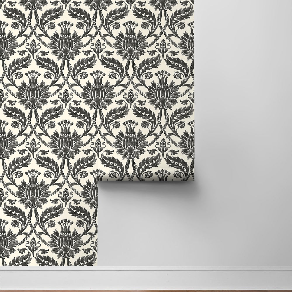 
                  
                    160572WR damask peel and stick wallpaper roll from Surface Style
                  
                