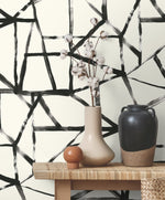160591WR geometric peel and stick wallpaper decor from Surface Style