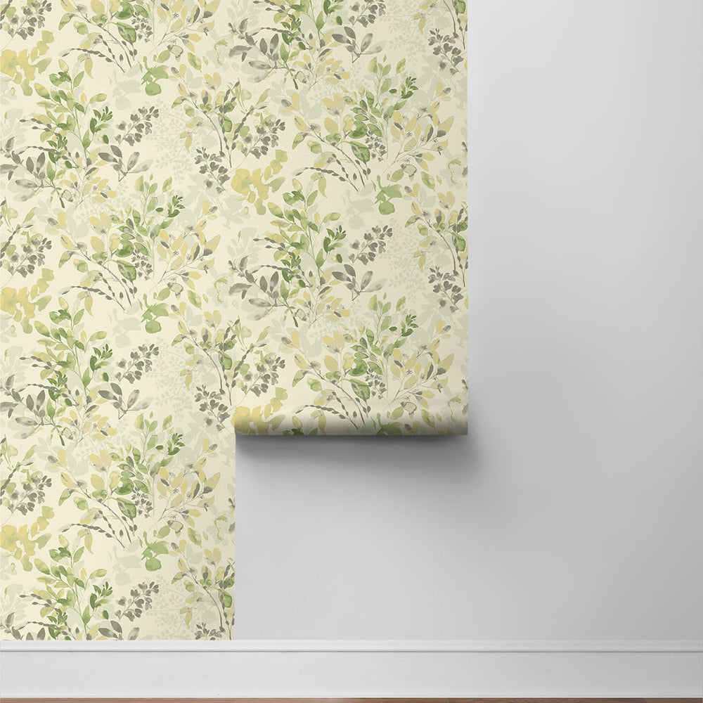 
                  
                    160600WR botanical peel and stick wallpaper roll Willow Wood from Surface Style
                  
                