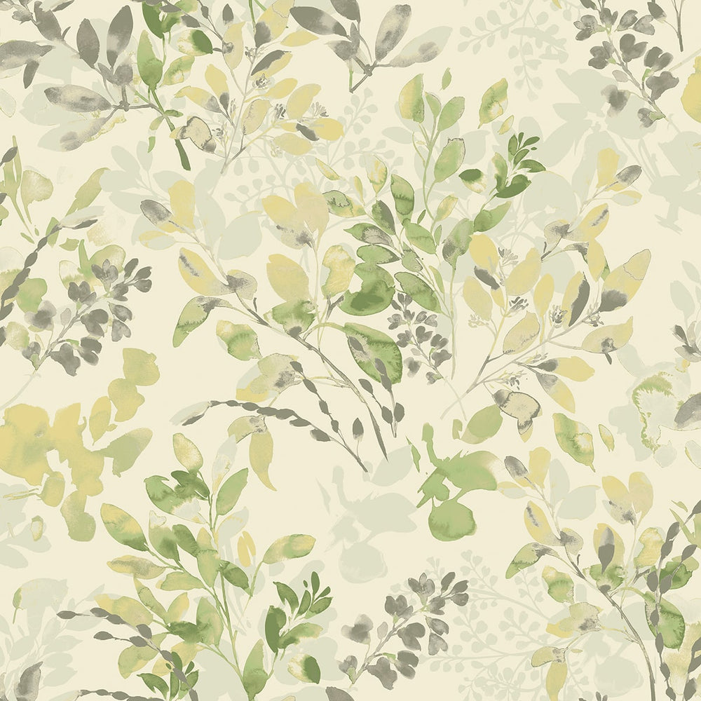 160600WR botanical peel and stick wallpaper Willow Wood from Surface Style